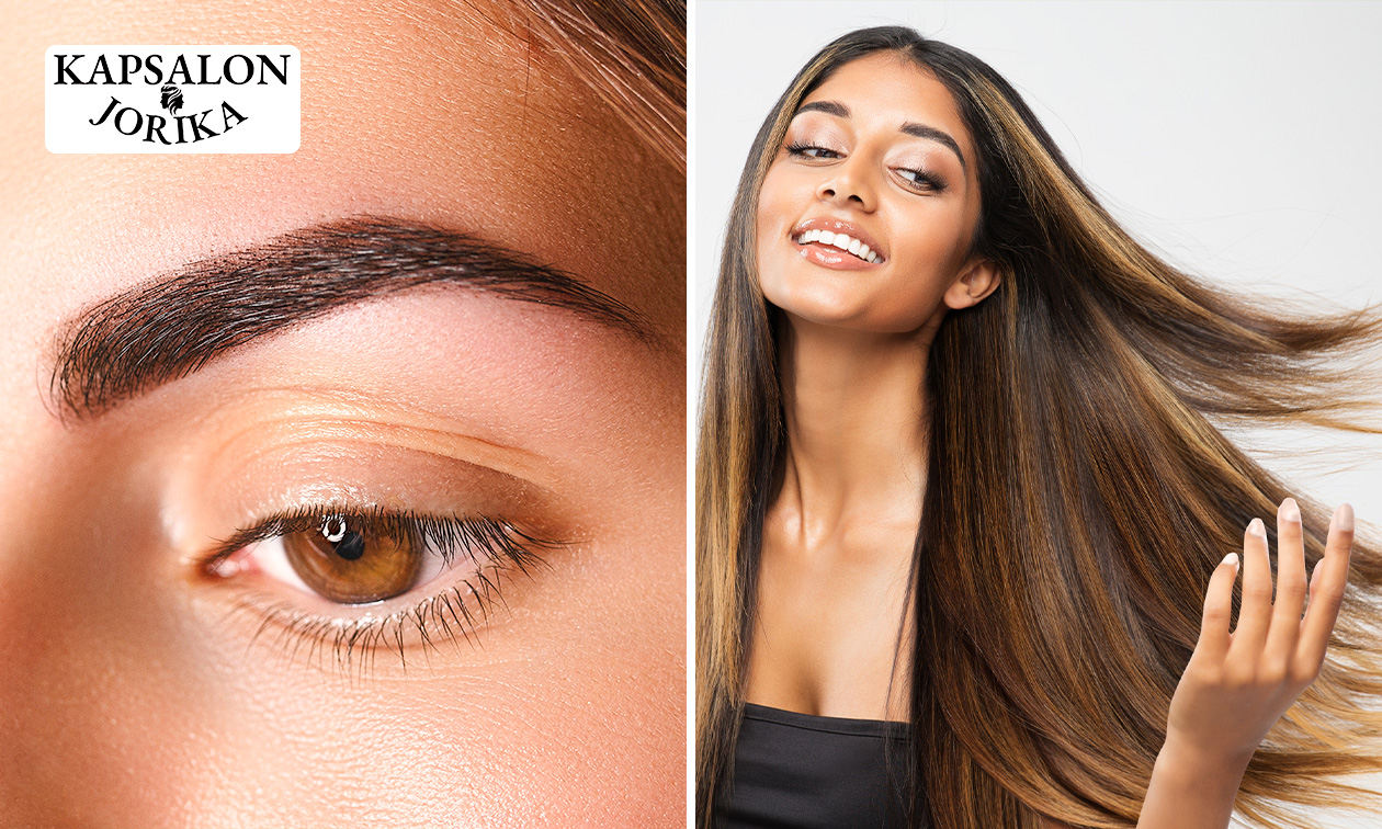 Kappersbehandeling naar keuze of wenkbrauwen epileren