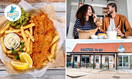 Visschotel + drankje naar keuze bij Kasteel ToGo