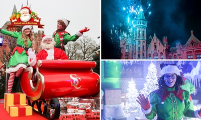 Entree voor het Kasteel van de Kerstman