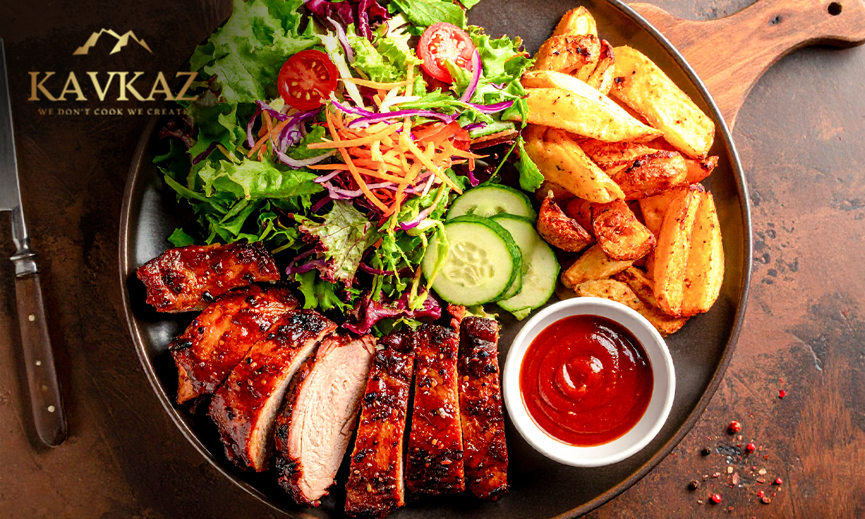 Barbecue mixdiner incl. salade + aardappeltjes of rijst