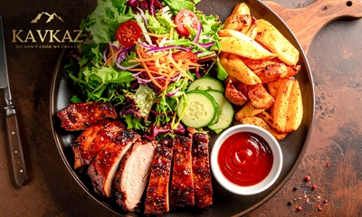 Barbecue mixdiner incl. salade + aardappeltjes of rijst