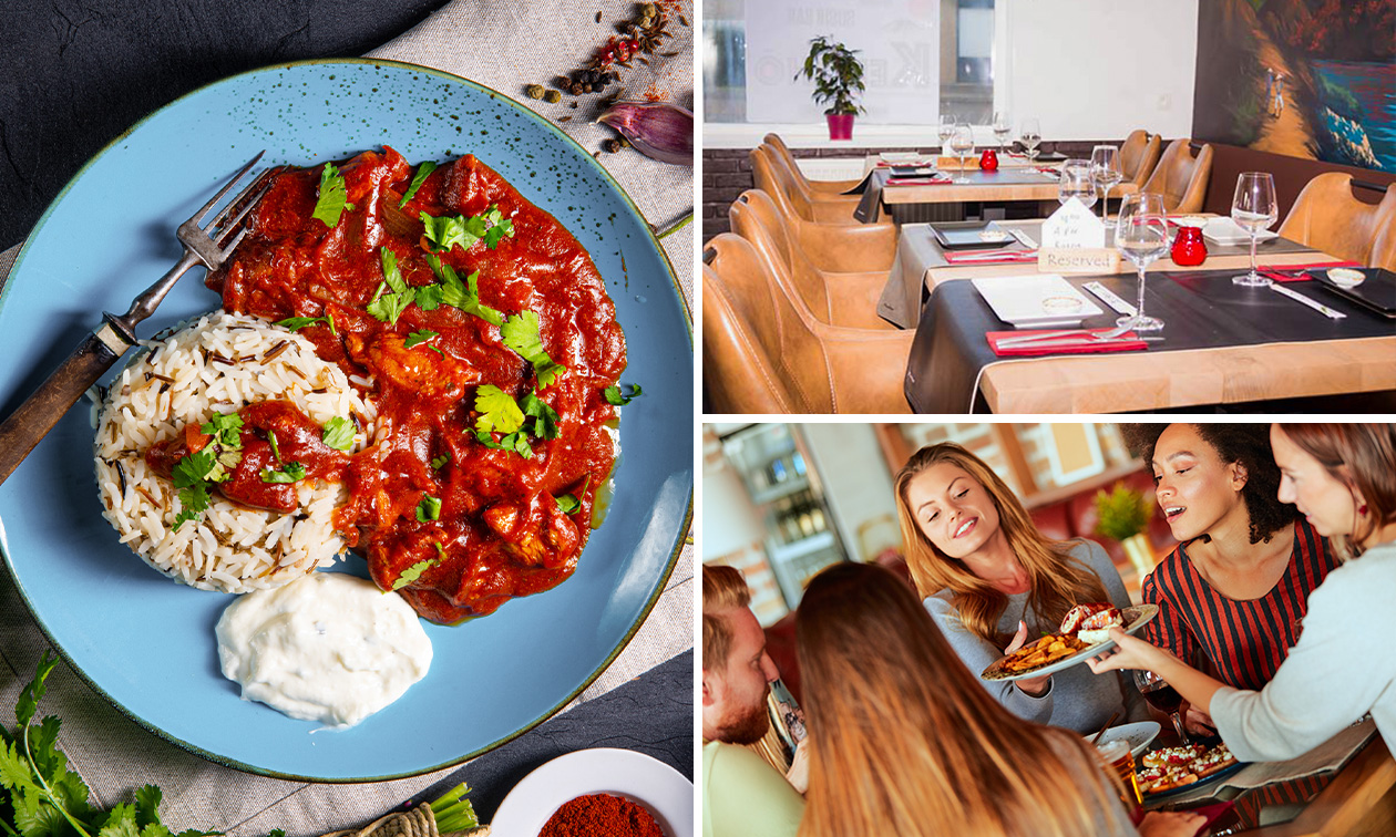 Nepalees-Indiaas 2-gangendiner à la carte bij Kensho Masala Restaurant