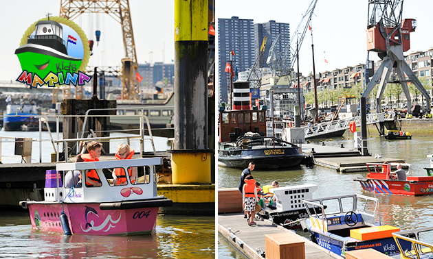 Bootje varen voor het hele gezin in hartje Rotterdam