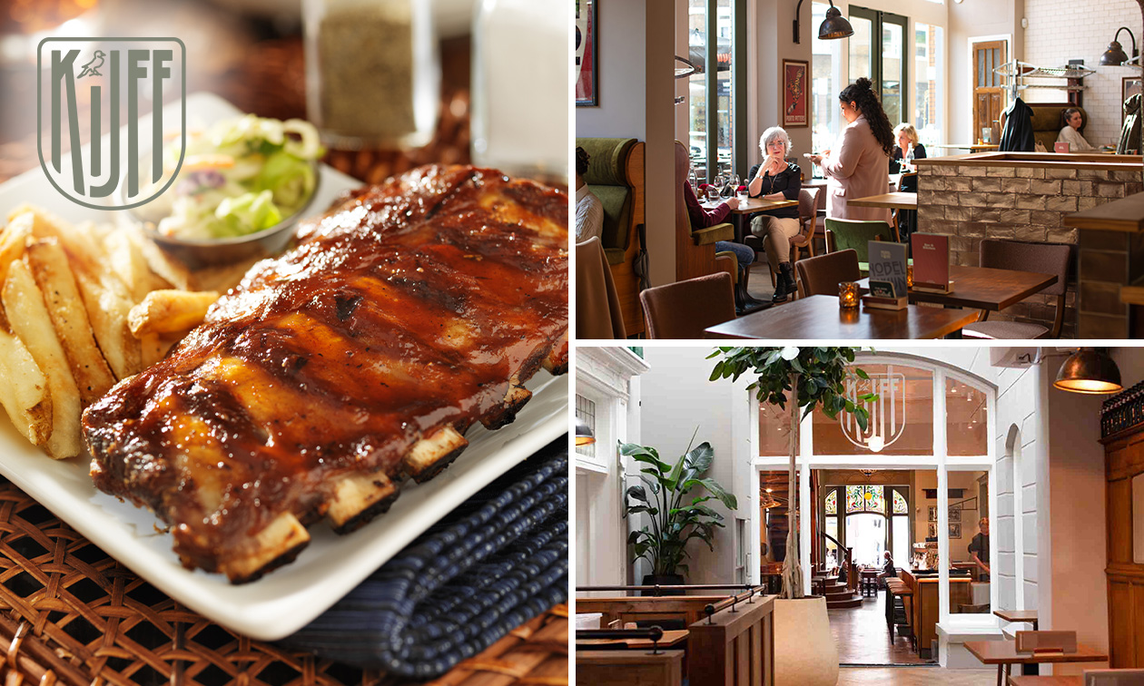 2-gangendiner met diverse hapjes bij Kijff in hartje Groningen