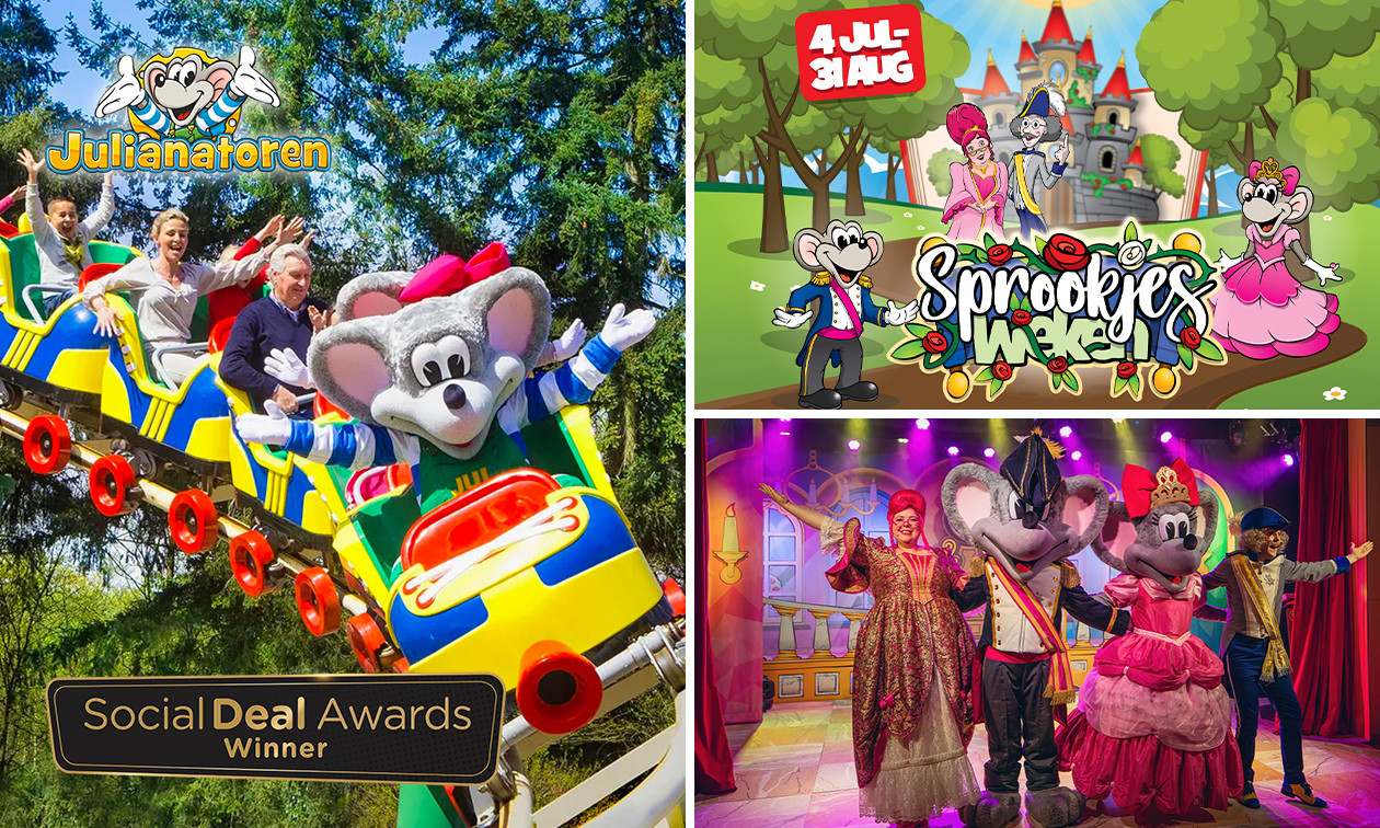 Entree Sprookjesweken bij Kinderpretpark Julianatoren