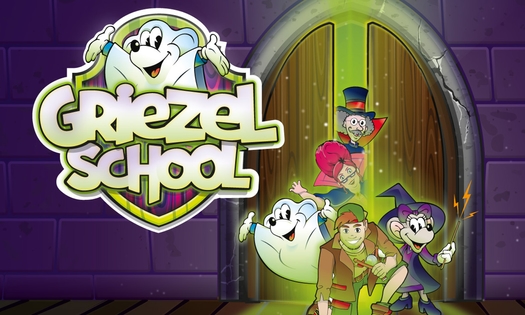Entree voor De Griezelschool bij Kinderpretpark Julianatoren