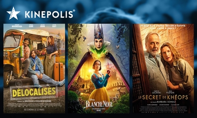 Ticket de cinéma pour Kinepolis