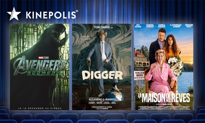 Ticket de cinéma pour Kinepolis en France