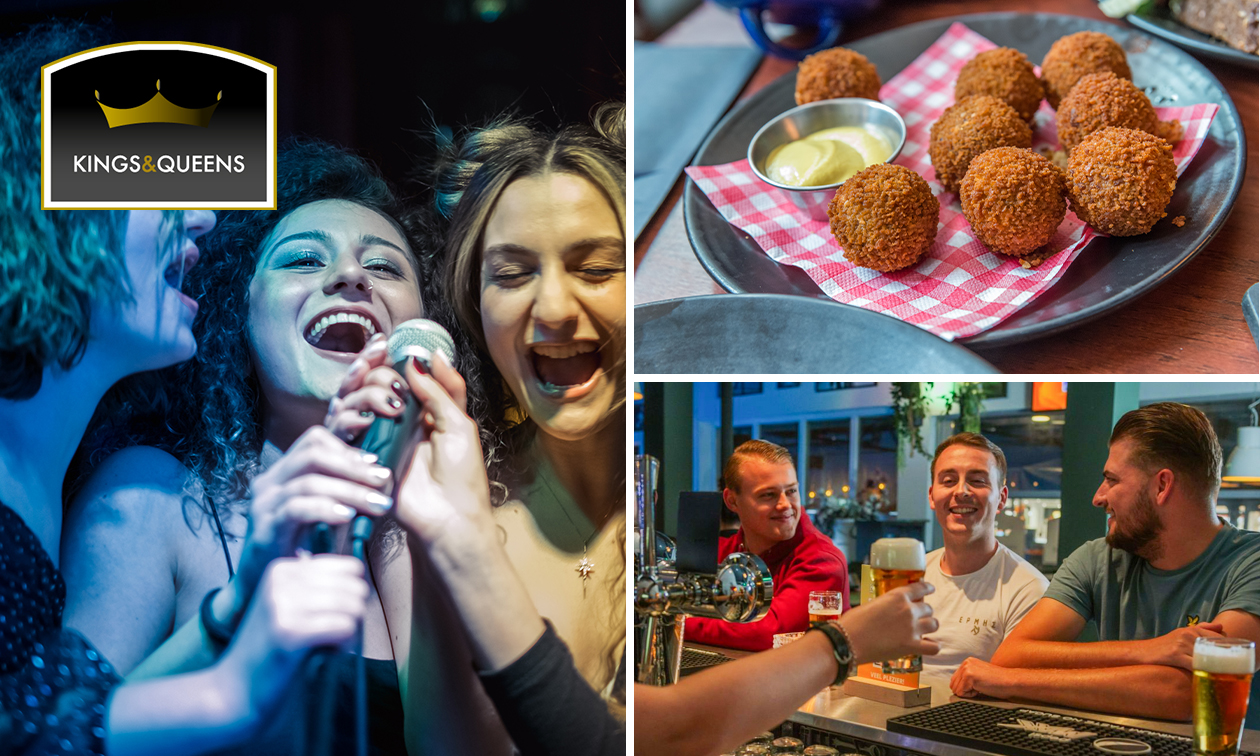 Privé-karaokekamer (1 uur) + 2 drankjes en bitterballen