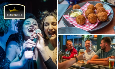 Privé-karaokekamer (1 uur) + 2 drankjes en bitterballen