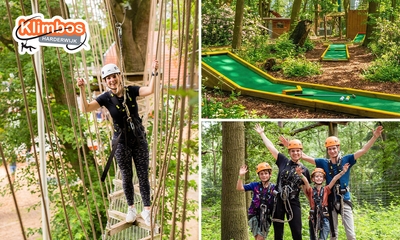 Entree Klimbos Harderwijk + Free Fall + evt. minigolf