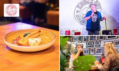 Stand-upcomedy naar keuze + evt. 2-gangendiner bij Knock Out Comedy Club in hartje Utrecht