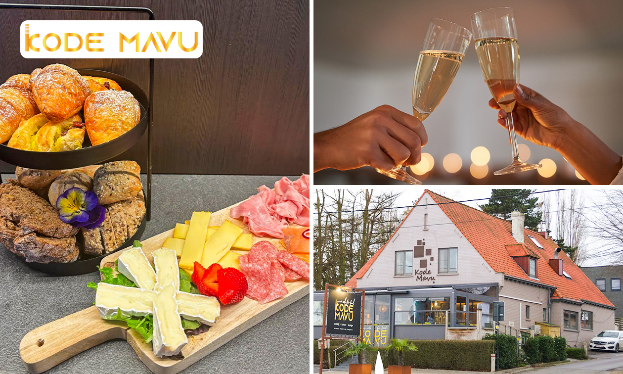 Ontbijt + glaasje cava + onbeperkt koffie bij Kode Mavu