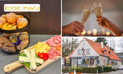Ontbijt + glaasje cava + onbeperkt koffie bij Kode Mavu