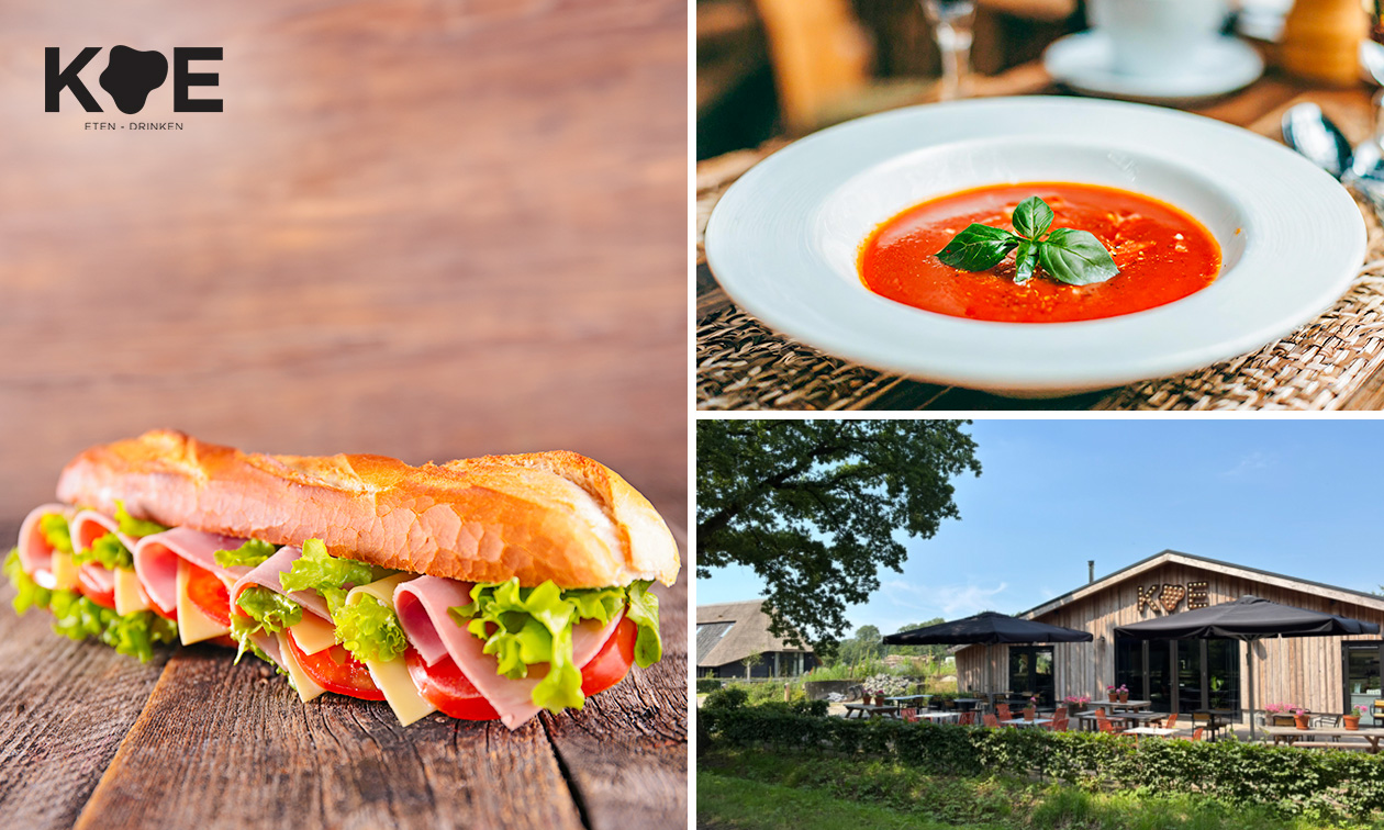 2-gangen keuzelunch bij KOE