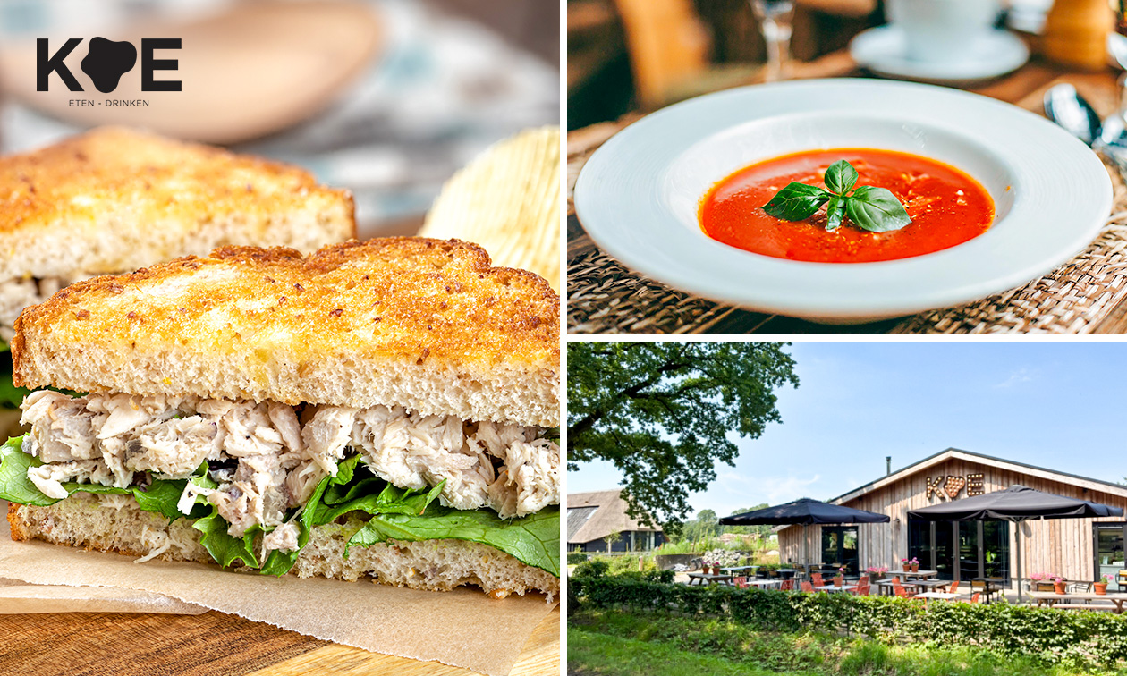 2-gangen keuzelunch bij KOE