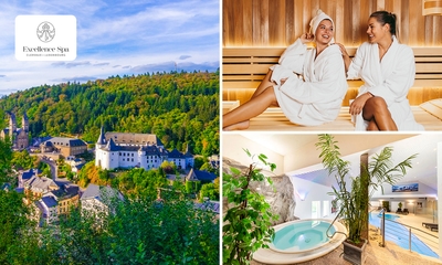 Overnachting voor 2 + toegang tot spa + late check-out + evt. ontbijt in Luxemburg