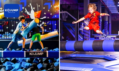 Vrij jumpen (2 uur) + drankje naar keuze bij KOJUMP Estaimpuis