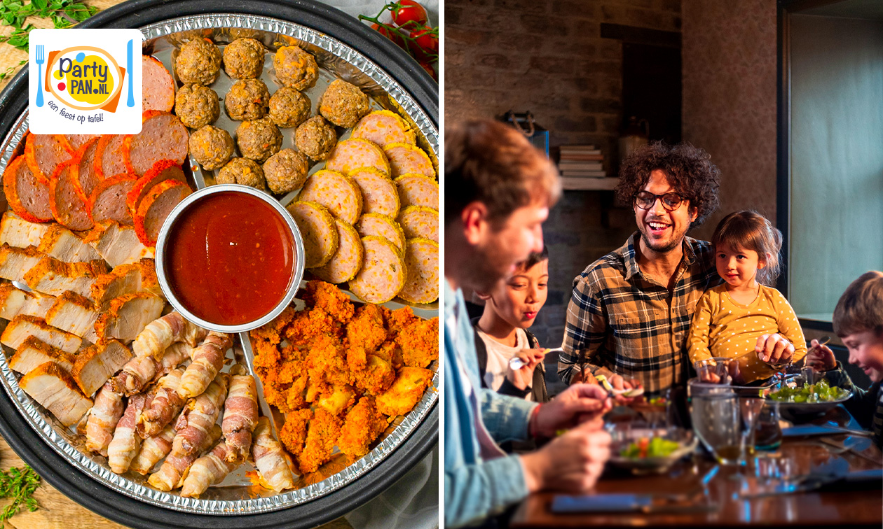 Partypan (70 stuks) om af te halen