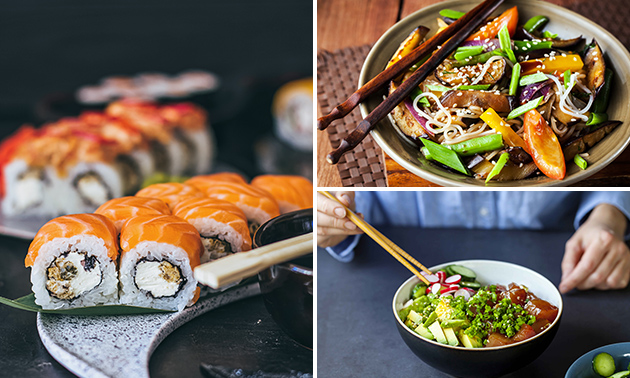 Afhalen: pokébowl, sushi- of wokbox bij Kyona