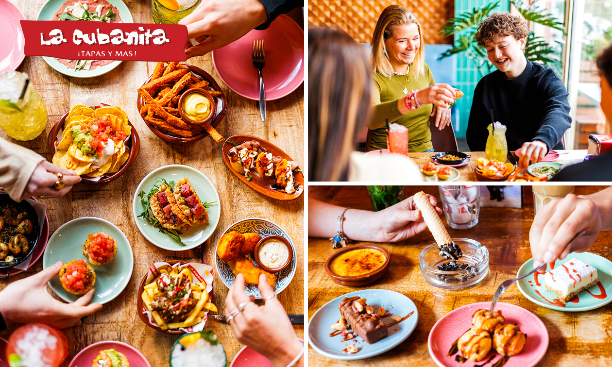 Onbeperkt tapas, drankjes en desserts bij La Cubanita in Schiedam