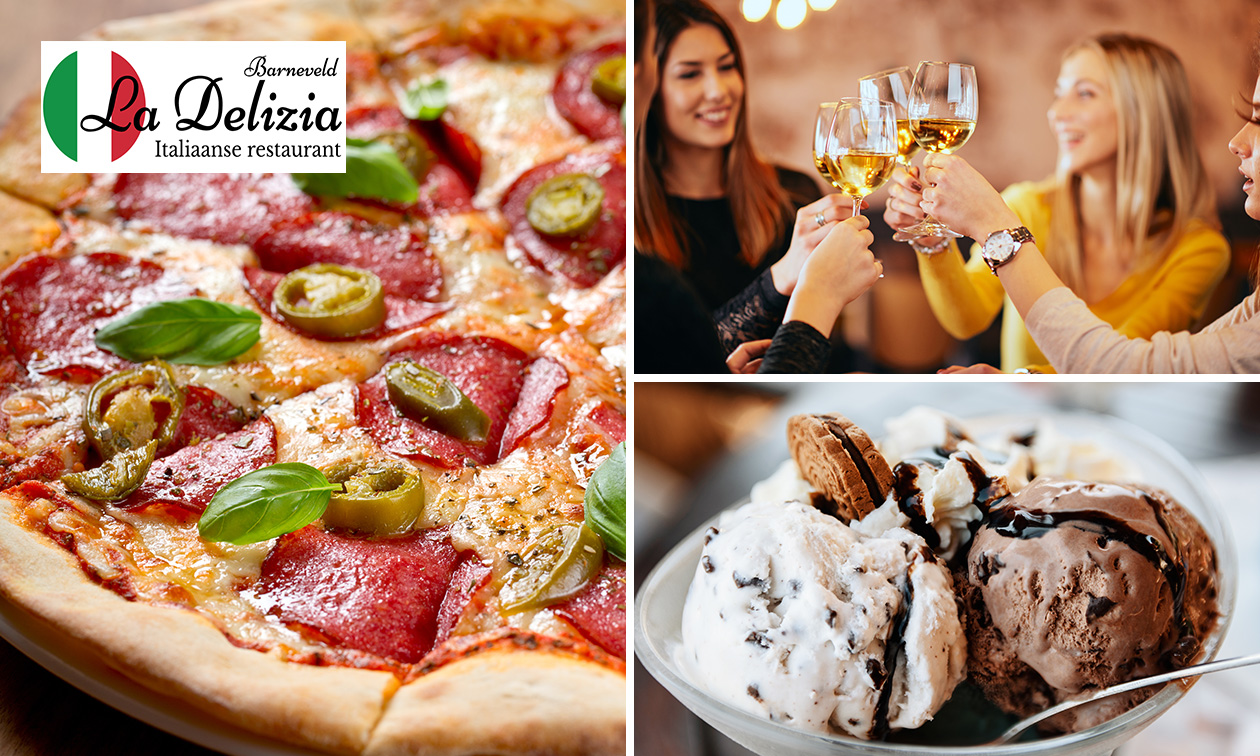 3-gangen keuzediner bij La Delizia