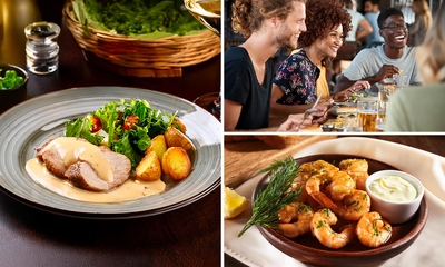 Menu en 2 ou 3 services au choix + café à La Ferme de Milfort