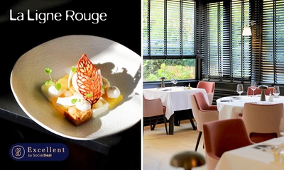 Gastronomisch 2- of 3-gangenlunch of -diner à la carte + proeverij van de chef bij La Ligne Rouge