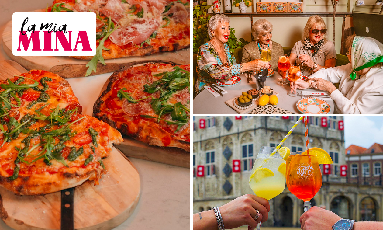 Italiaanse 2-gangenlunch of pinsa + spritzer in het centrum van Gouda