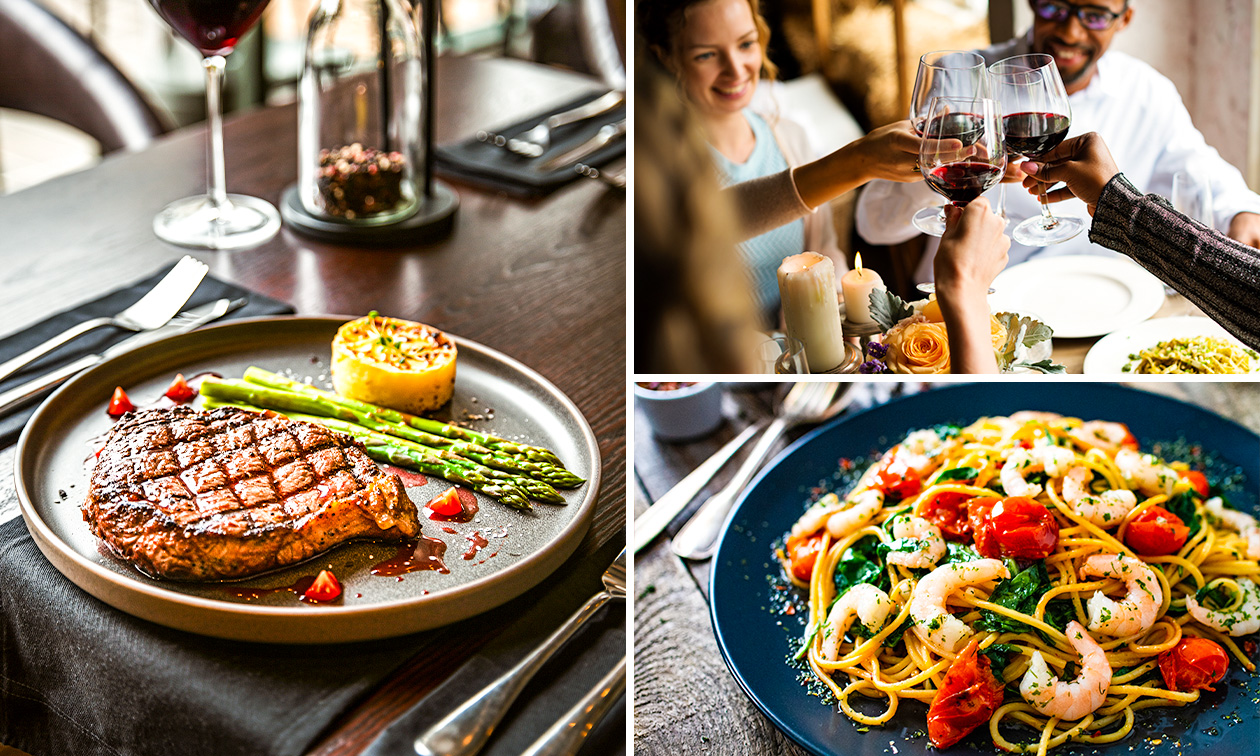 3-gangenlunch of -diner à la carte in Blankenberge