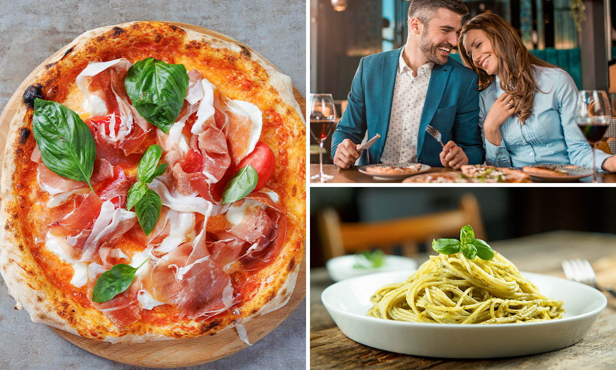 Italiaans 3-gangendiner à la carte in het centrum van Delft