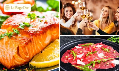 2- of 3-gangenlunch of -diner bij La Plage D'or