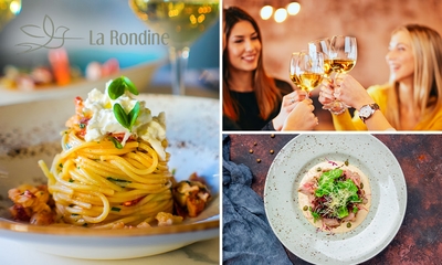 Italiaans 4-gangendiner van de chef