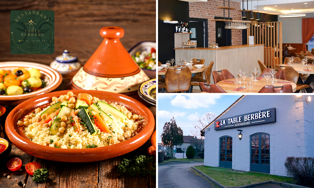 Menu oriental en 2 ou 3 services à la carte + thé à la menthe