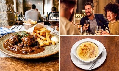 Menu du roi en 3 services au coeur de Mons