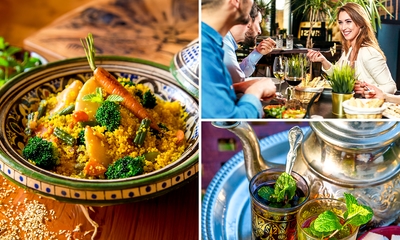 Menu en 2 ou 3 services au choix + thé à la menthe à Sambreville