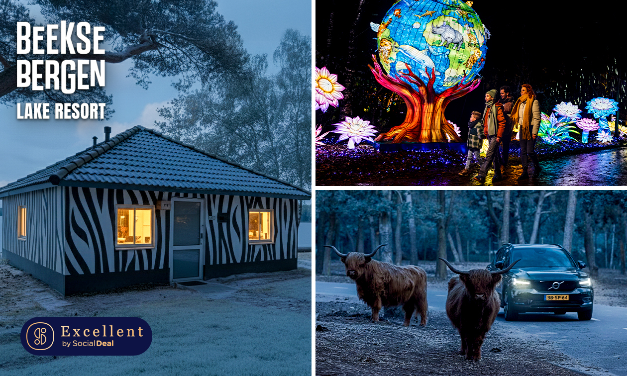 Winters weekend of midweek (5-6 personen) bij Lake Resort Beekse Bergen