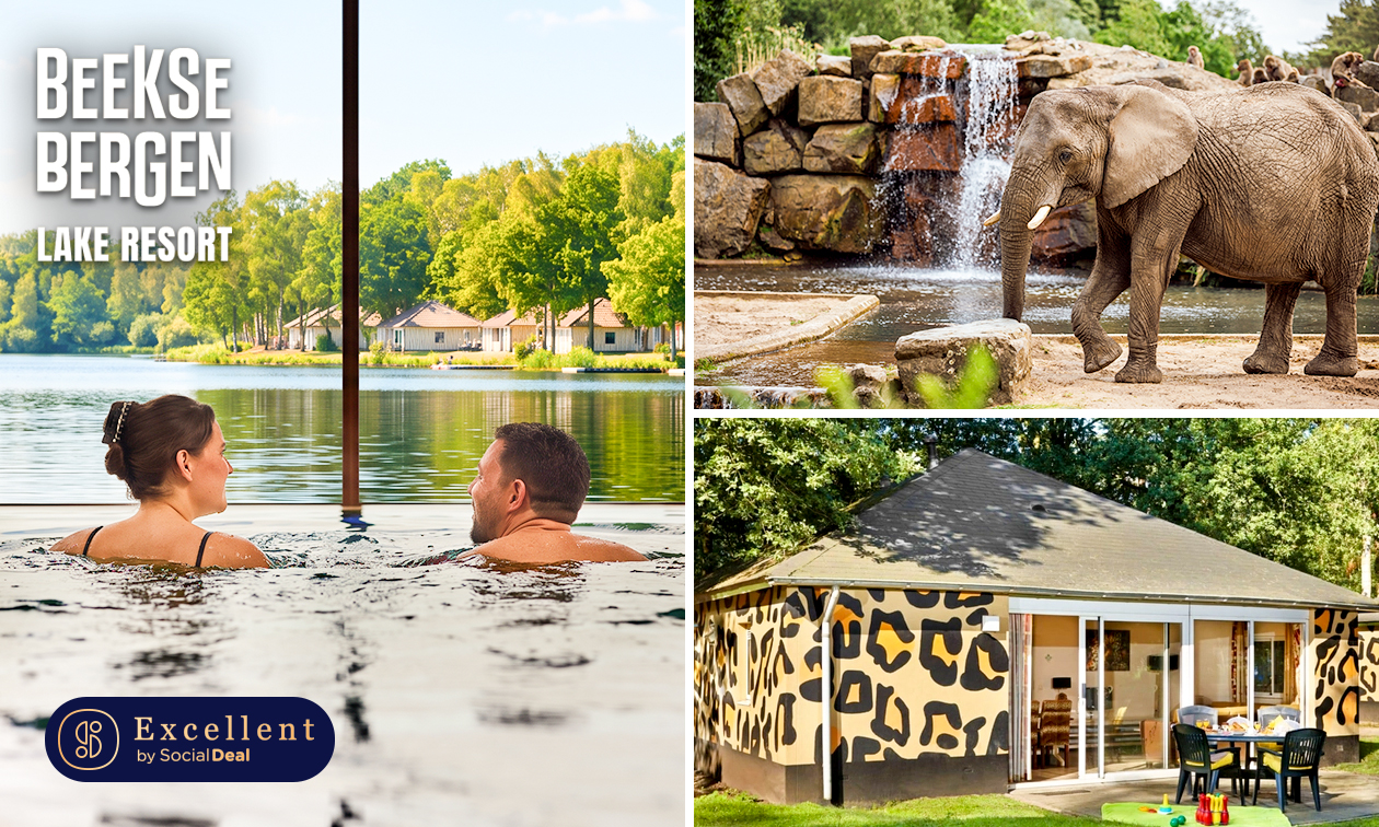 Midweek of weekend (3-6 personen) bij Lake Resort Beekse Bergen + toegang Safaripark Beekse Bergen Midweek of weekend (3-6 personen) bij Lake Resort Beekse Bergen + toegang Safaripark Beekse Bergen