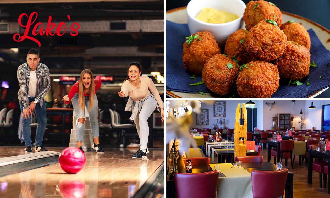 1 uur bowlen (2 tot 6 pers.) + bittergarnituur (10 stuks)