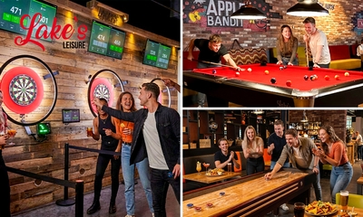 Poolen, darten of shuffleboard (1 of 2 uur) + bittergarnituur