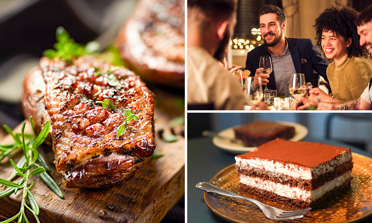 Menu en 2 services à la carte à Durbuy