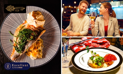 Frans 3- of 4-gangendiner à la carte in hartje Dordrecht