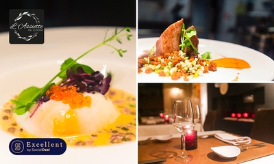 3- of 4-gangenlunch of -diner bij L'Assiette par Jo Seha