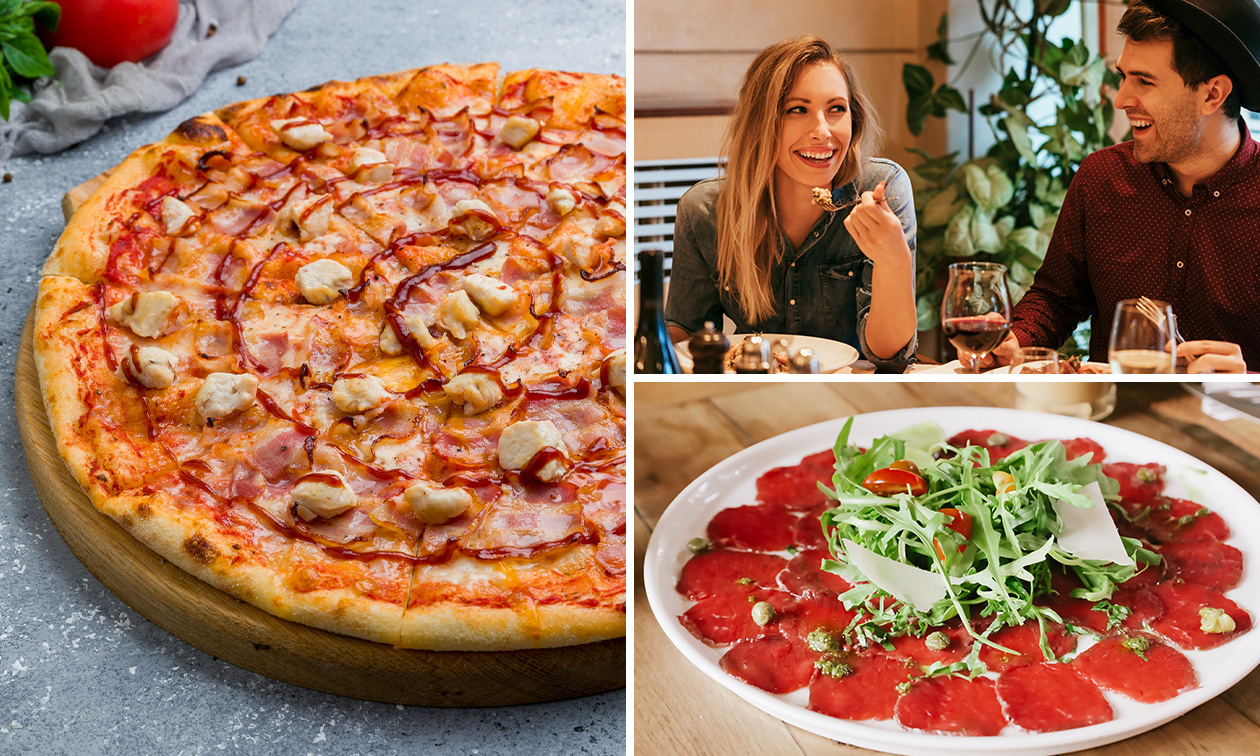 Italiaans 3-gangen keuzediner bij L'Azzurro