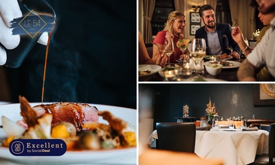 Menu en 3 ou 4 services + assiette surprise du chef au Le 54 sur la Meuse