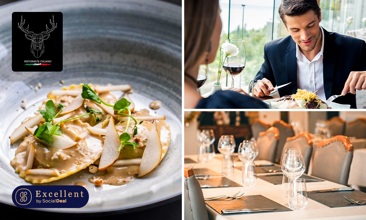 Menu en 2 ou 3 services au choix chez Le Cerf Blanc