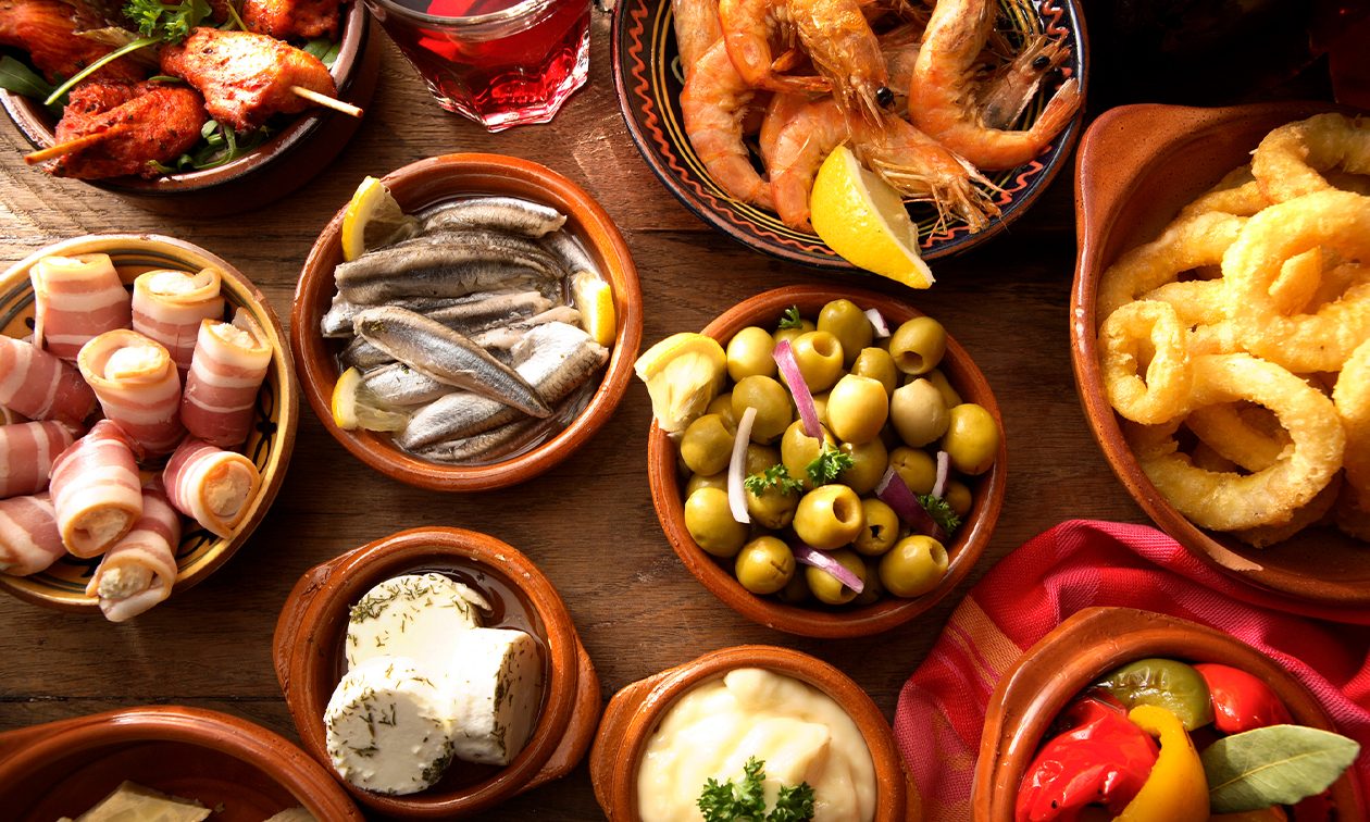 3- of 4-gangen tapasdiner à la carte of tapasplank voor 2 in Brussel