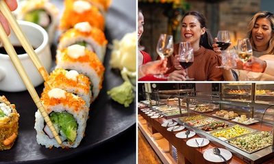 Buffet à volonté avec boissons illimitées au restaurant Le Global