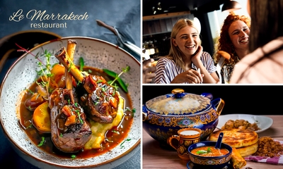 Dîner en 2 ou 3 services au choix au Marrakech