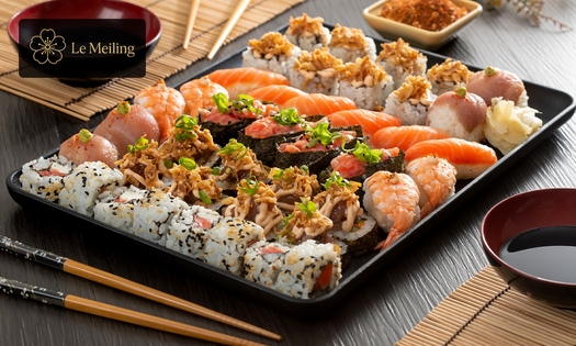 Sushibox (35 of 48 stuks) voor afhaal bij Le Meiling in Eindhoven